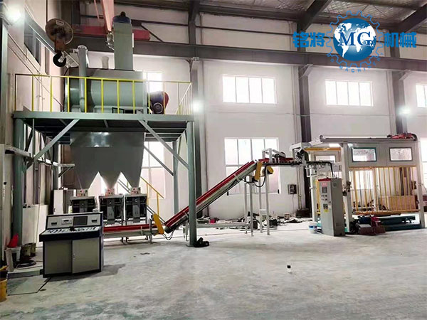 江蘇張家港輕質石膏砂漿自動化生產線安裝收尾！馬上準備試機啦！