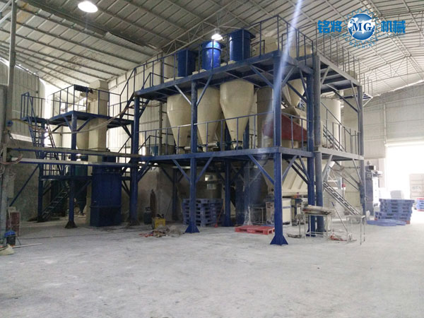 干粉砂漿生產(chǎn)線是如何防止粉塵的？