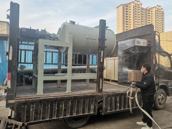 簡易干粉砂漿生產線交付物流！
